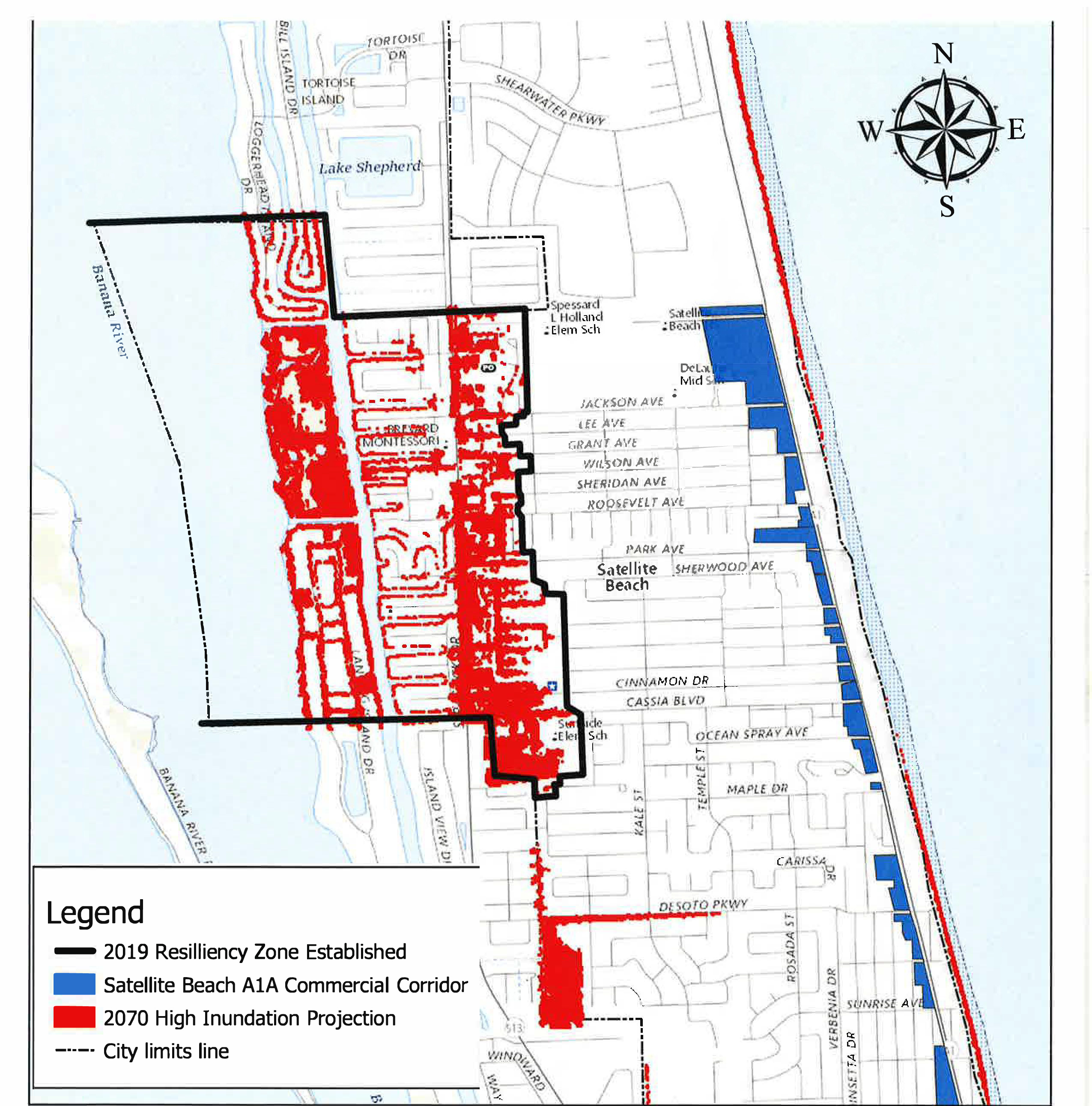 Brevard County Flood Map Satellite Beach Measure Could Help Prevent Flood Damage